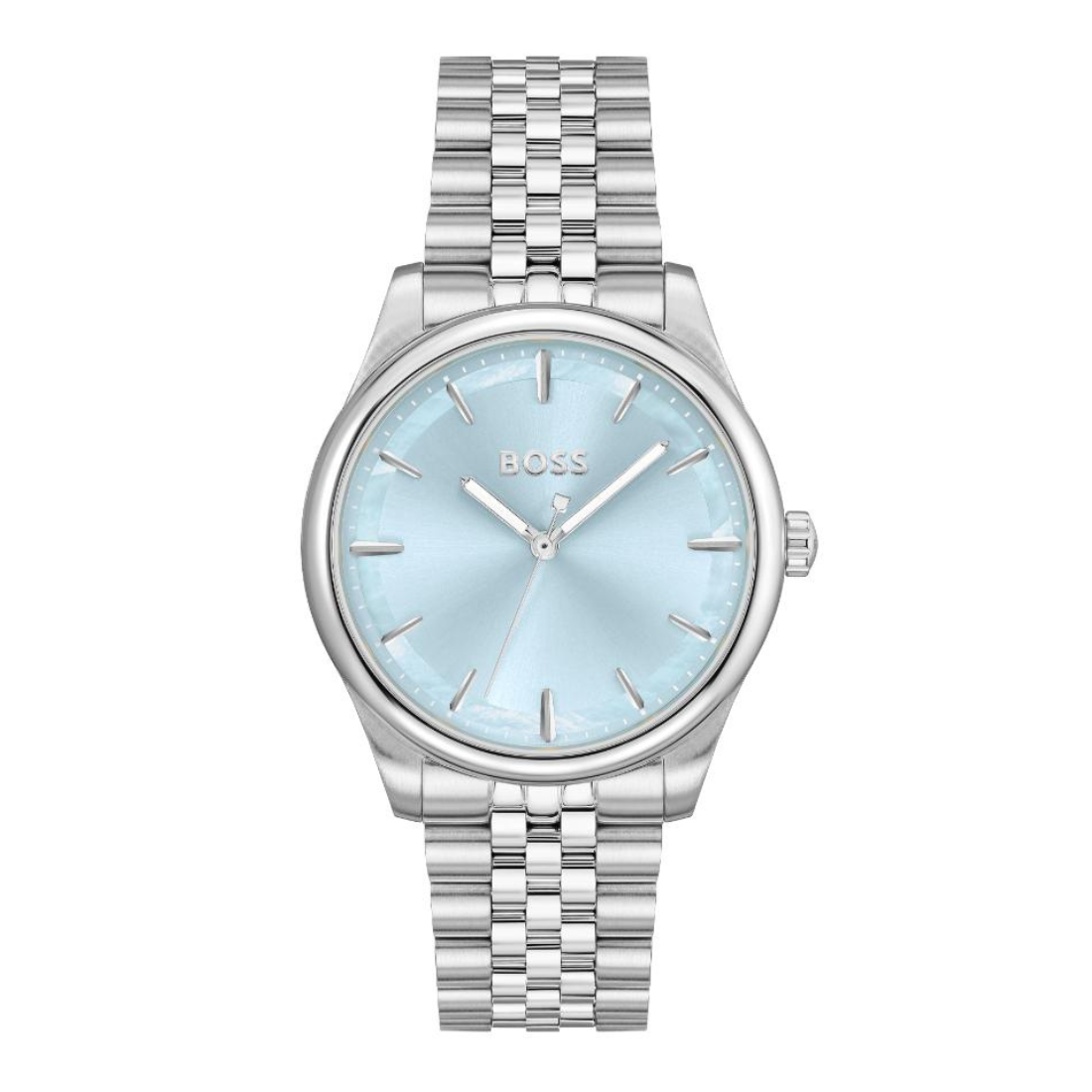 Boss Graceful Qtz Basic 36 mm Blue Mother Of Pearl Dial Women Watch 1502777