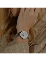 Boss Symphony Le Qtz Multifunction 38 mm Silver White Dial Women Watch 1502781