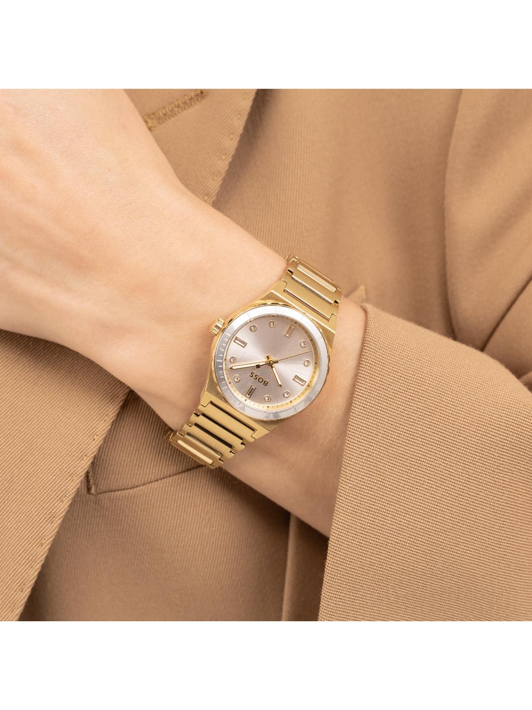 Boss Candor Sport Qtz 32 mm Basic Silver White Dial Women Watch 1502789