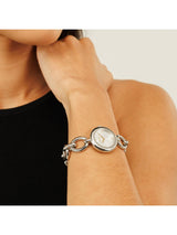 Boss Live Qtz Basic Slim Silver White Round Dial Women's Watch 1502791