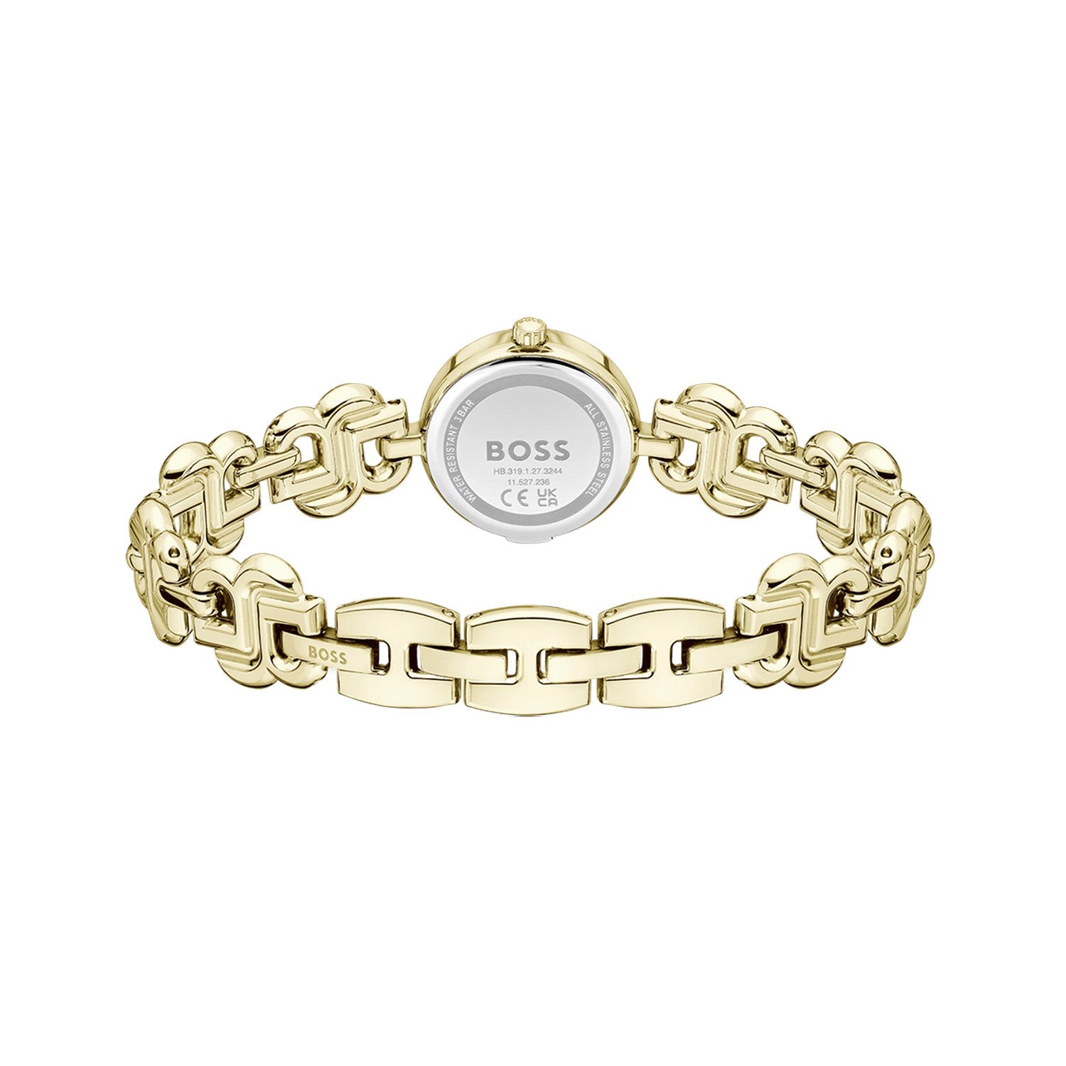 Boss 23 B DRESSY mm DOUBLE Gold Dial Women Watch 1502794