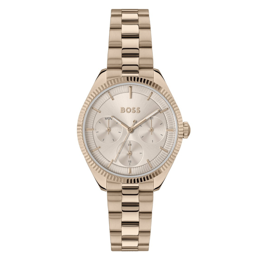 Boss SAGE SPORT 34 mm Rose Gold Dial Women Watch 1502801
