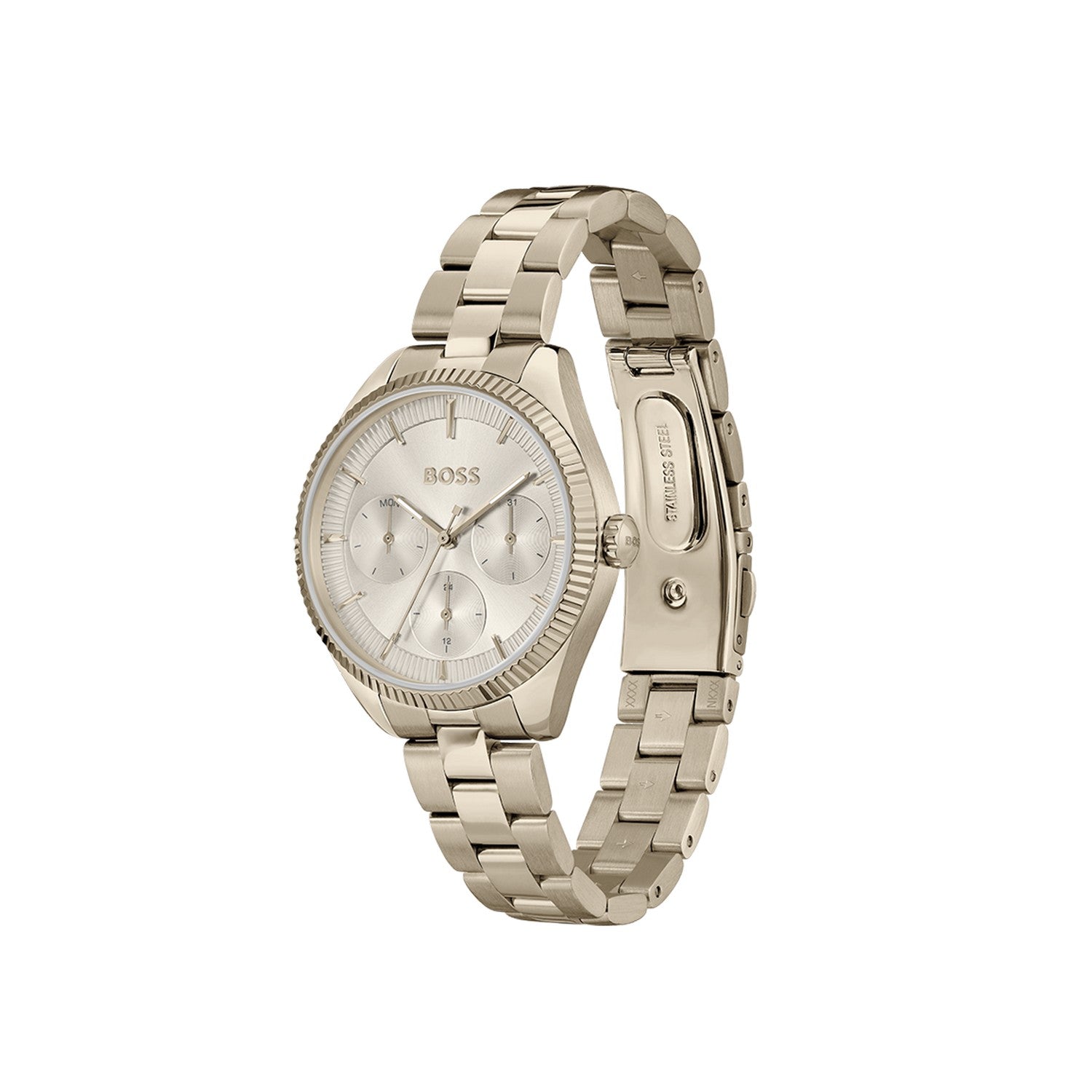 Boss SAGE SPORT 34 mm Rose Gold Dial Women Watch 1502801