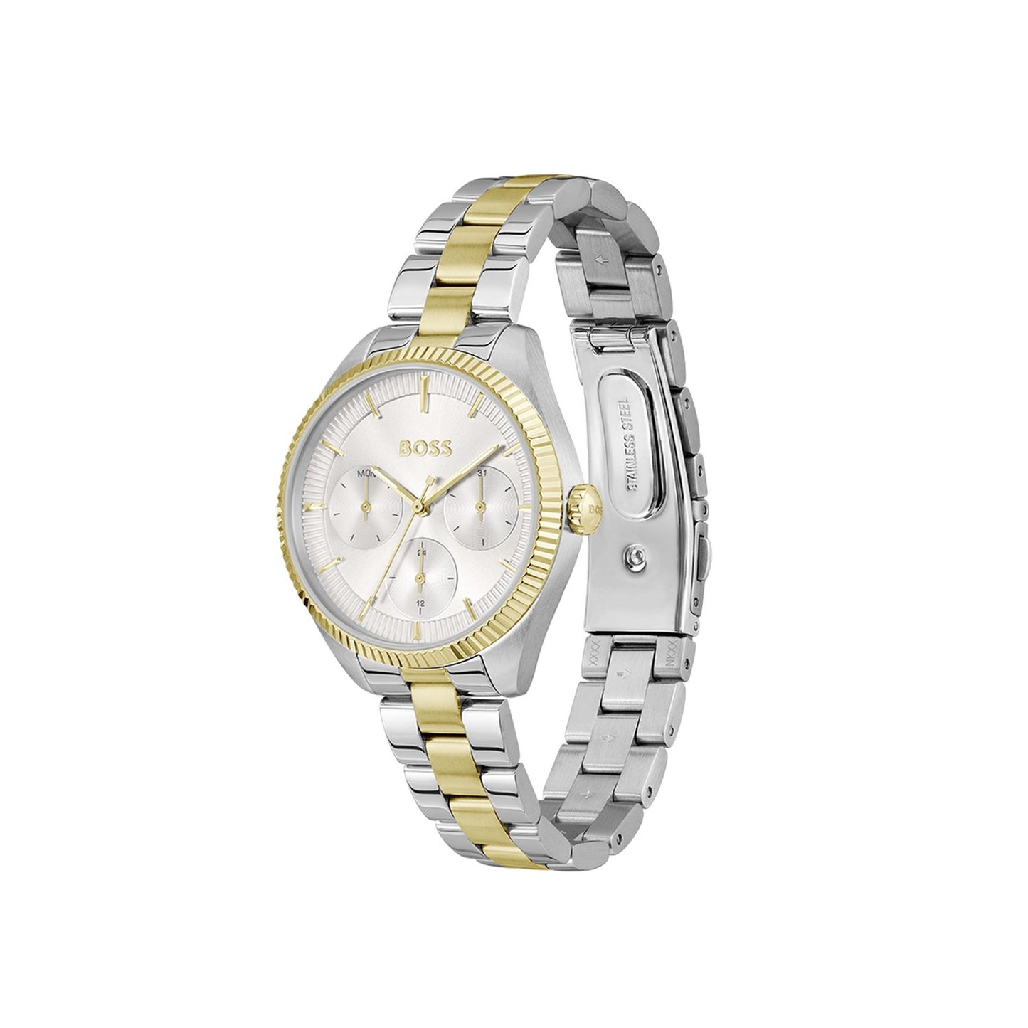 Boss SAGE SPORT 34 mm Silver Dial Women Watch- 1502804