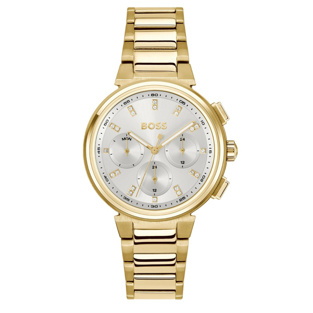 Boss ONE 38 mm Silver Dial Women Watch  1502807
