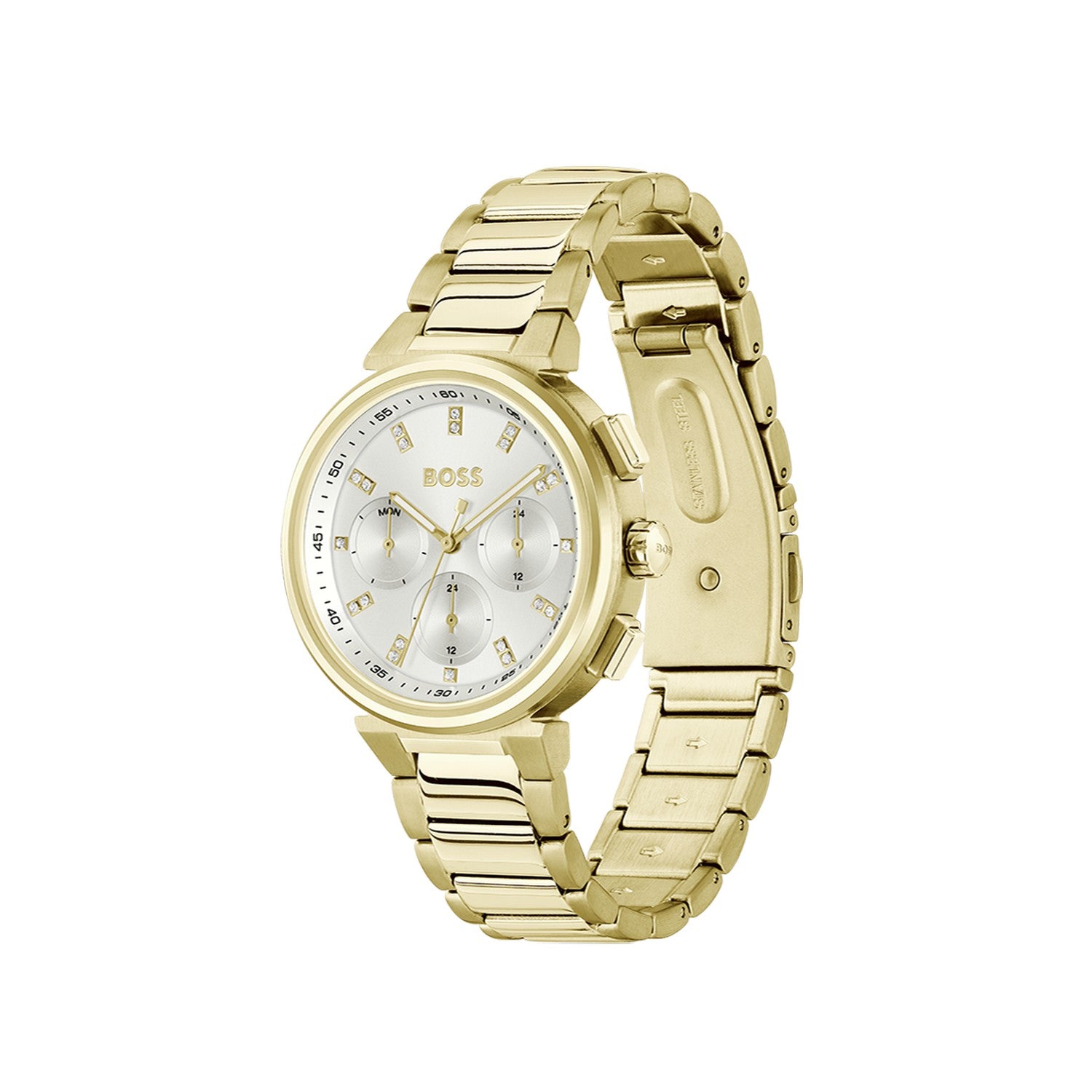 Boss ONE 38 mm Silver Dial Women Watch  1502807