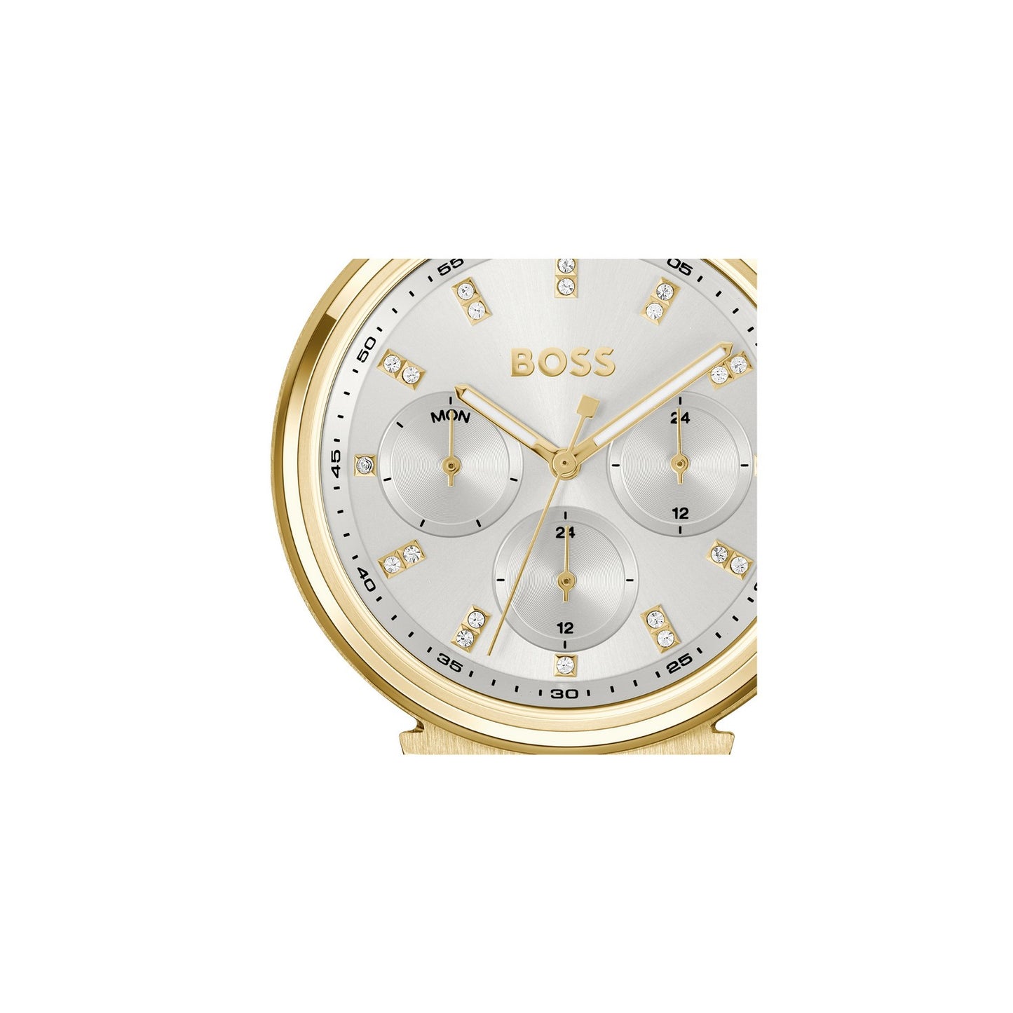 Boss ONE 38 mm Silver Dial Women Watch  1502807
