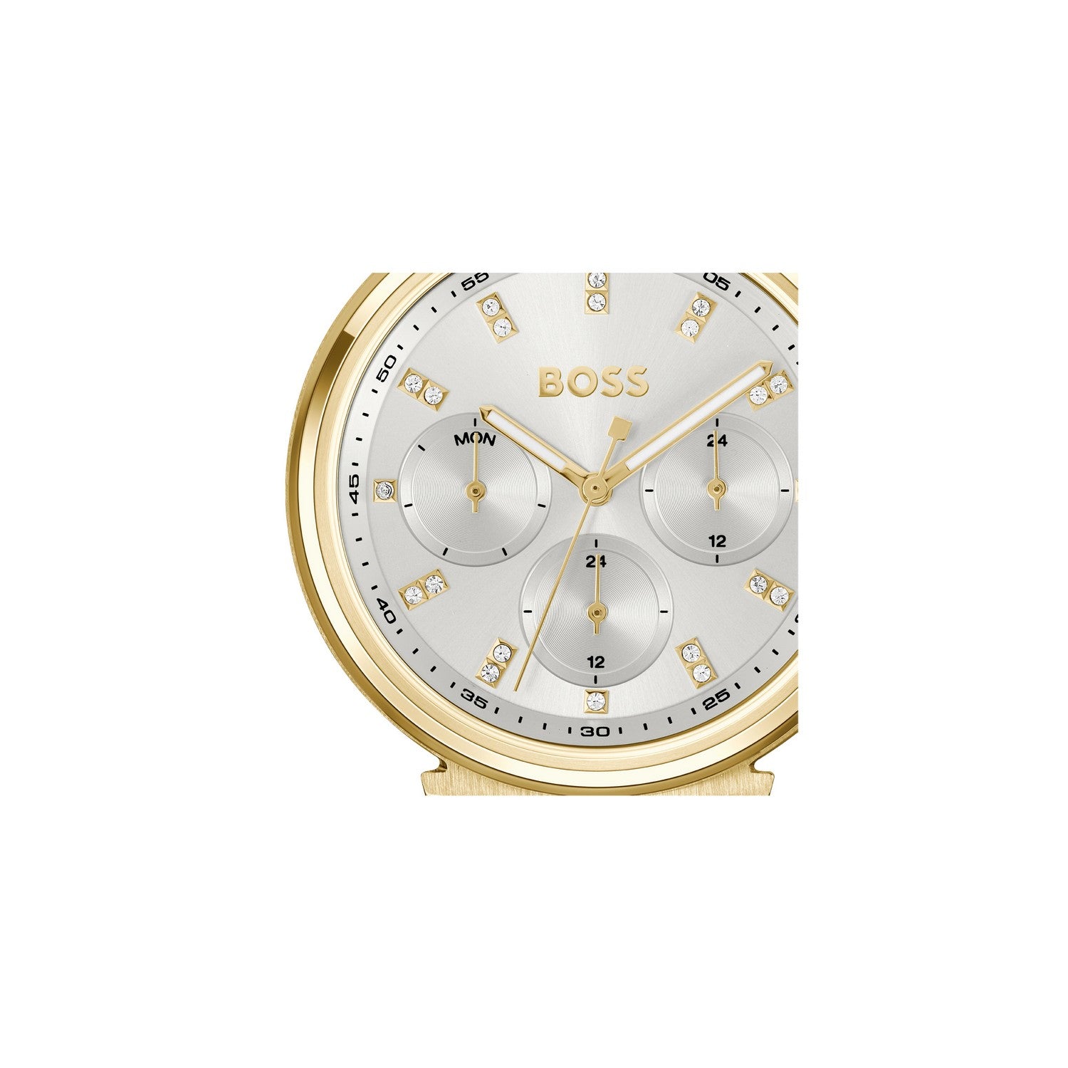 Boss ONE 38 mm Silver Dial Women Watch  1502807