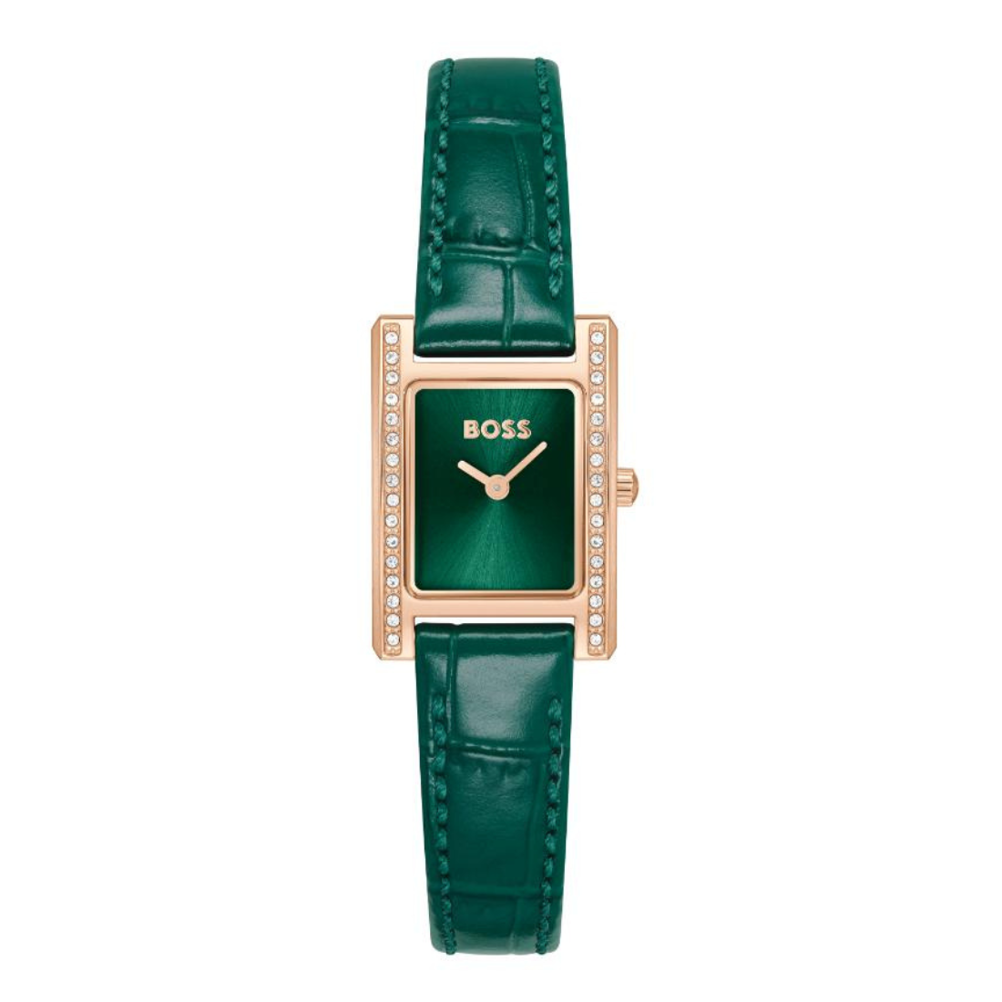 Boss Lucy Precious Qtz Basic Mini 18.5 mm Green Dial Women Watch 1502814