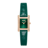 Boss Lucy Precious Qtz Basic Mini 18.5 mm Green Dial Women Watch 1502814