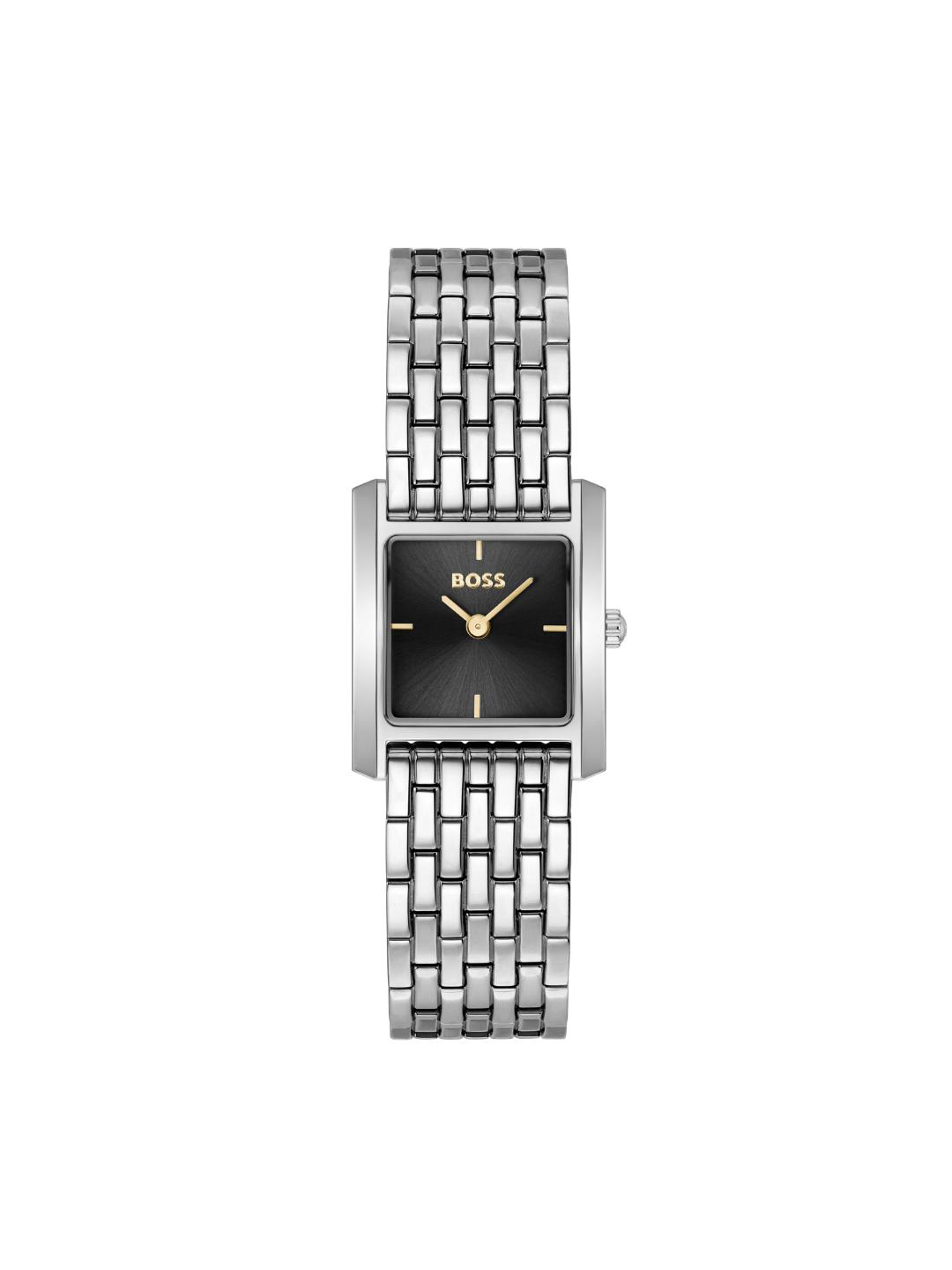 Boss Lucy Scala Qtz Basic Mini Black Rectangle Dial Women's Watch 1502844