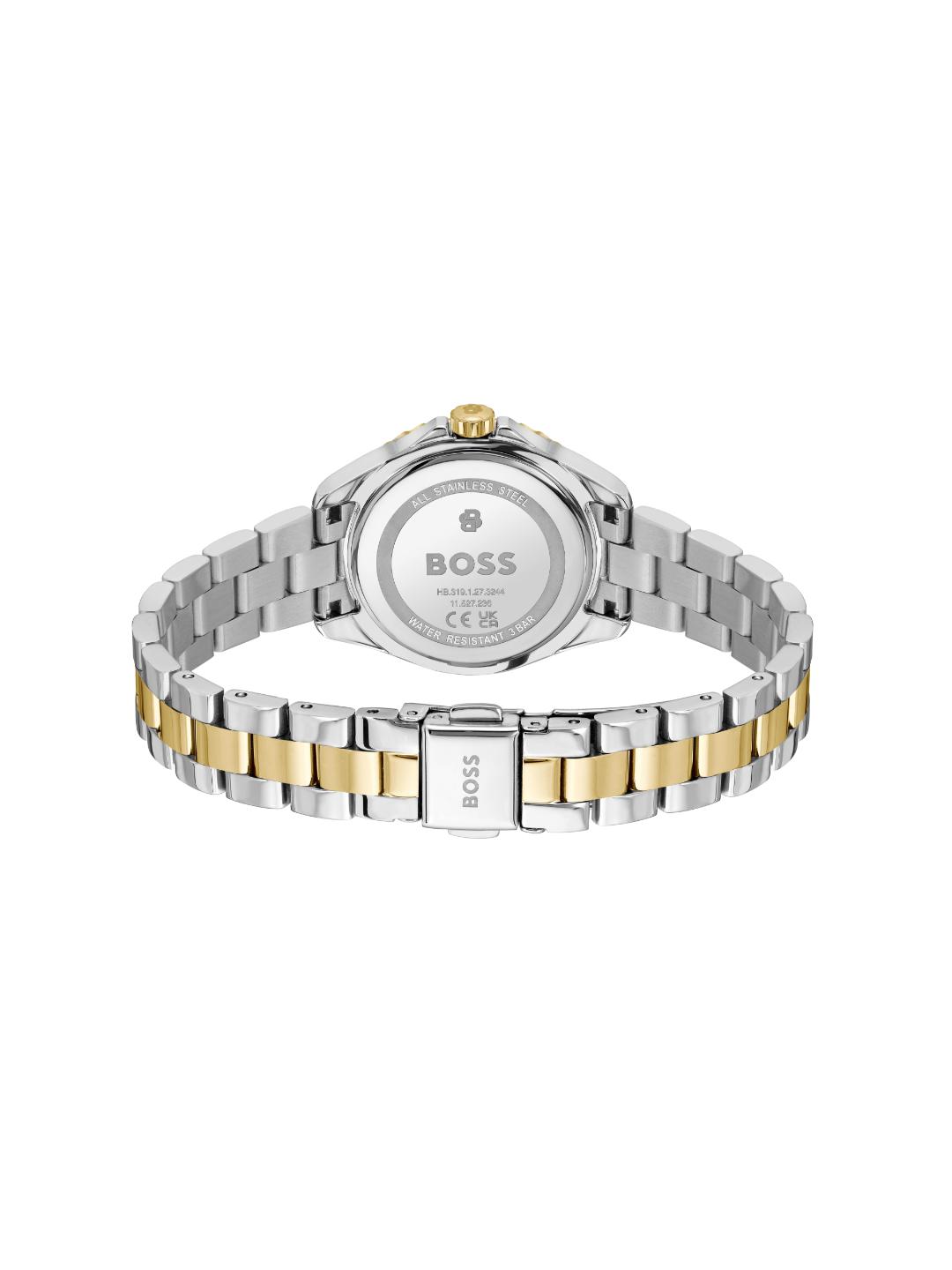 Boss Sage Aqua Qtz Basic 30 mm Silver White Dial Women Watch 1502848