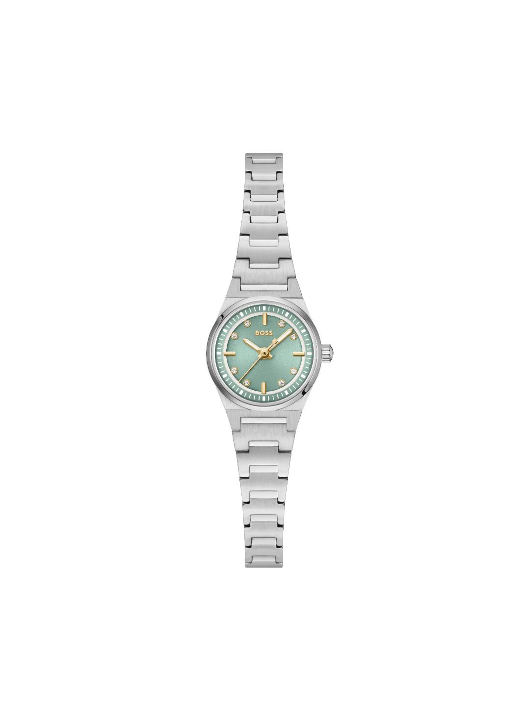 Boss Candor Qtz Basic Mini Green Round Dial Women's Watch 1502861