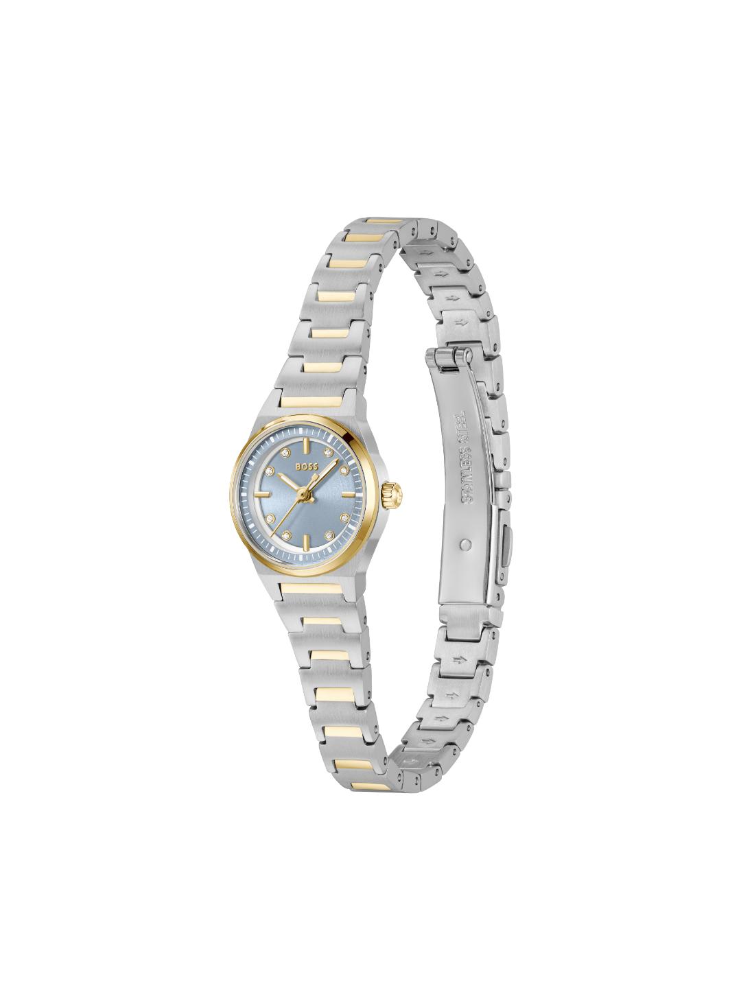 Boss Candor Qtz Basic Mini Blue Round Dial Women's Watch 1502862