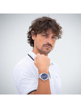 Boss Grand Prix Qtz Fashion Chrono 44 mm Blue Dial Men Watch 1513478