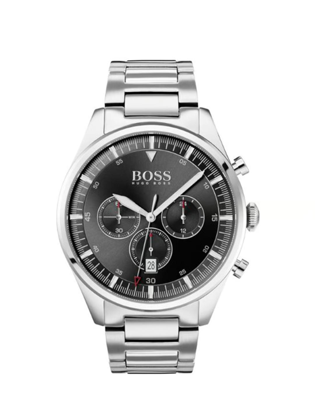 Boss Pioneer Qtz Fashion Chrono Black Round Dial Men's Watch 1513712