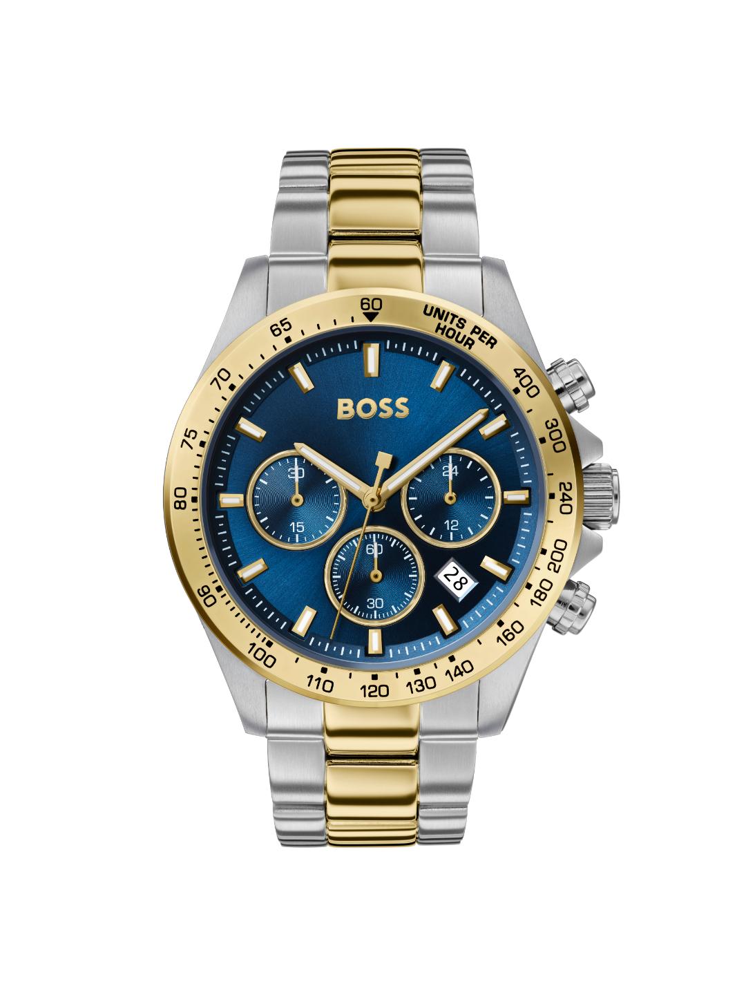 Boss Hero Qtz Fashion Chrono Blue Round Dial Men's Watch 1513767