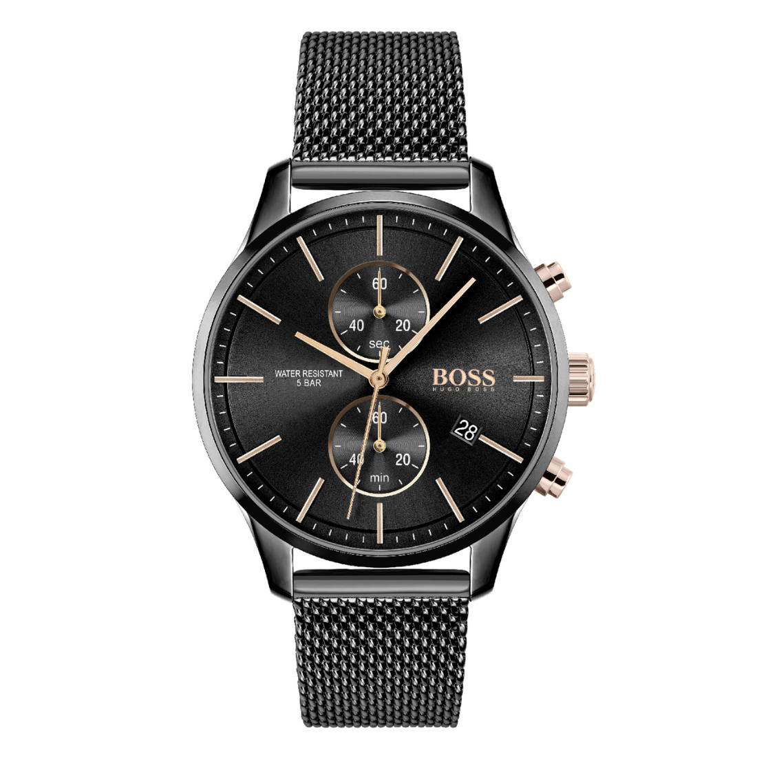 Boss ASSOCIATE 42 mm Black Dial Men Watch 1513811