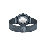 BOSS Skyliner Qtz Slim Blue Round Dial Men's Watch Ionic Plated Dark Blue Steel, Blue Band, Analog Display 1513827