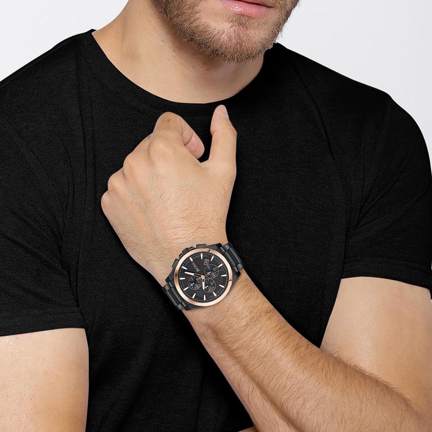Boss GRANDMASTER 46 mm Black Dial Men Watch 1513885