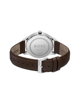 Boss Elite Qtz Basic Calendar Blue Round Dial Men's Watch 1513955