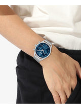 Boss Gregor Qtz Fashion Chrono Blue Sunray Round Dial Men's Watch 1514052