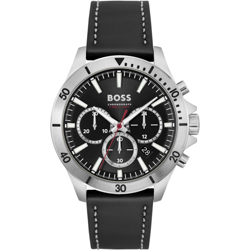 Boss TROPER 45 mm Black Dial Men Watch 1514055