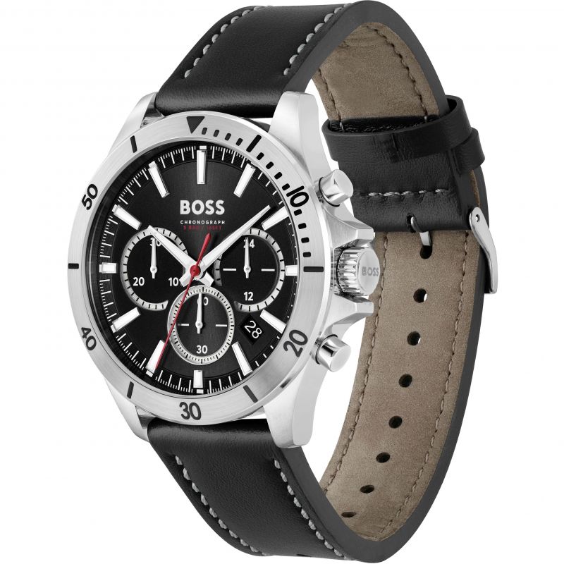 Boss TROPER 45 mm Black Dial Men Watch 1514055