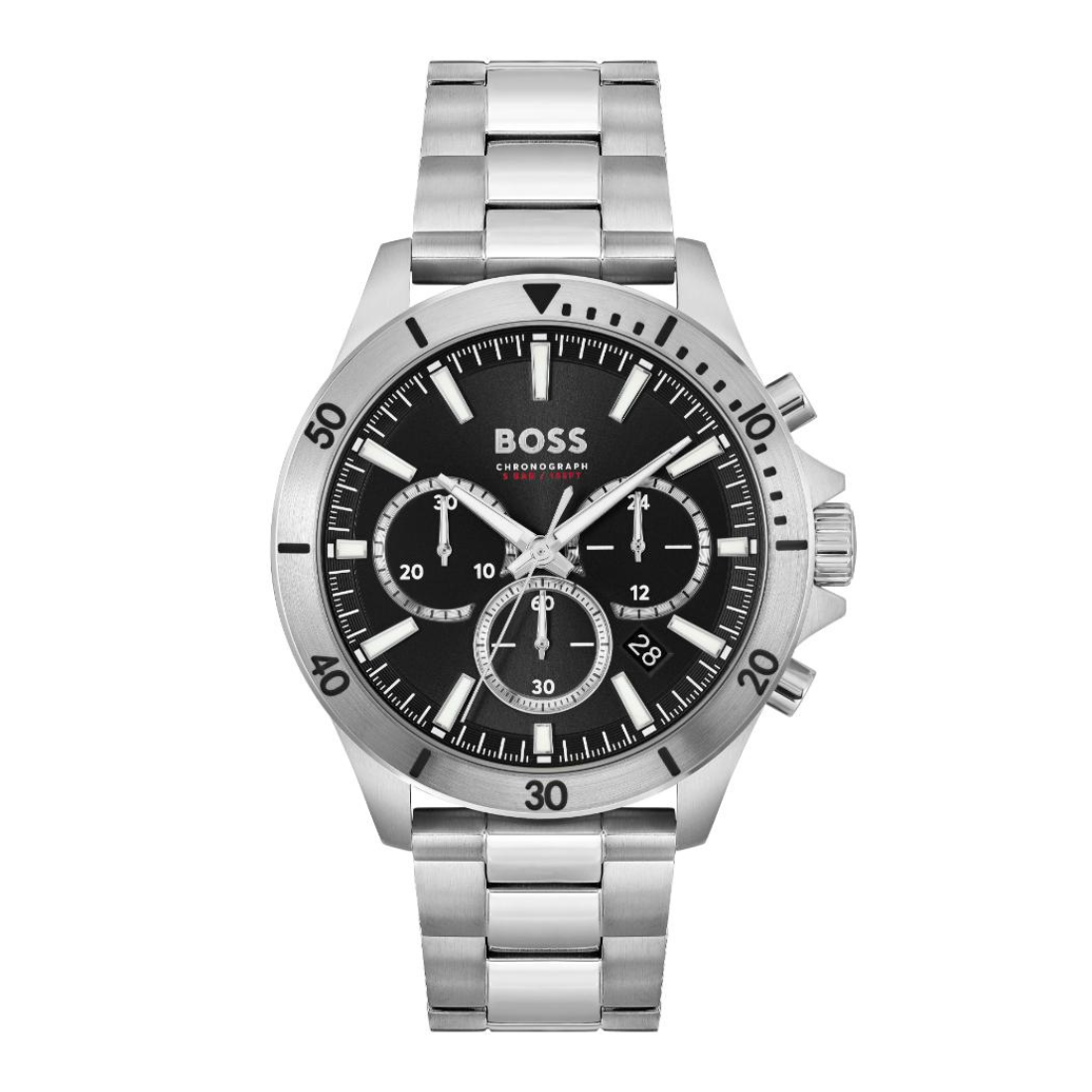 Boss Troper Qtz Fashion Chrono 45 mm Black Dial Men Watch 1514057