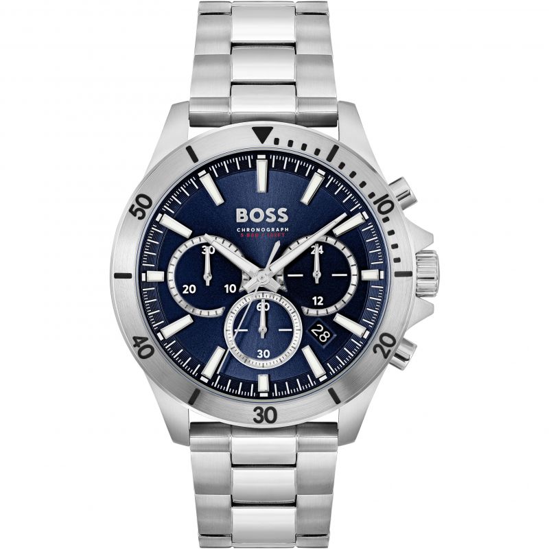 Boss TROPER 45 mm Blue Dial Men Watch 1514069