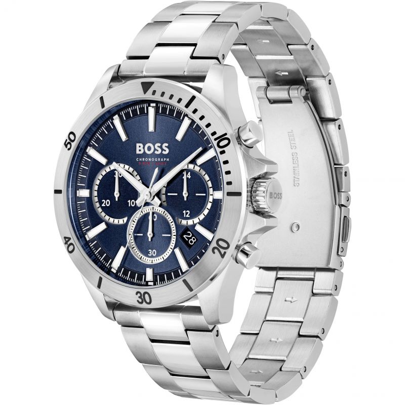 Boss TROPER 45 mm Blue Dial Men Watch 1514069