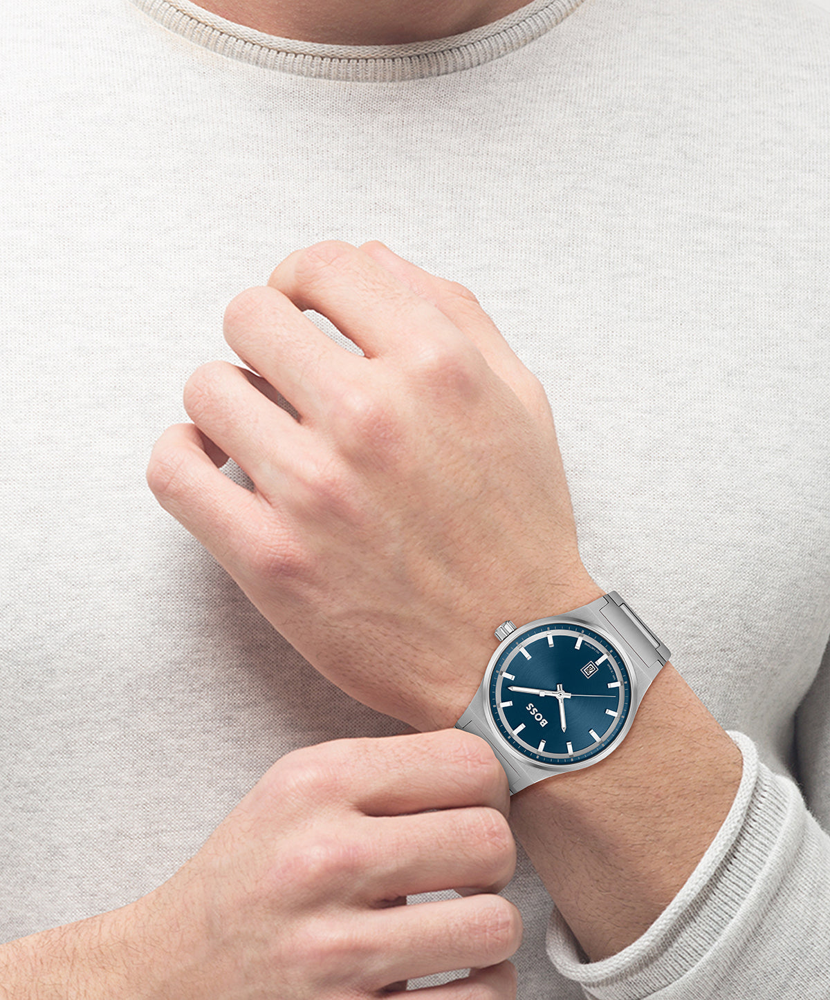 Boss CANDOR 41 mm Blue Dial Men Watch 1514076