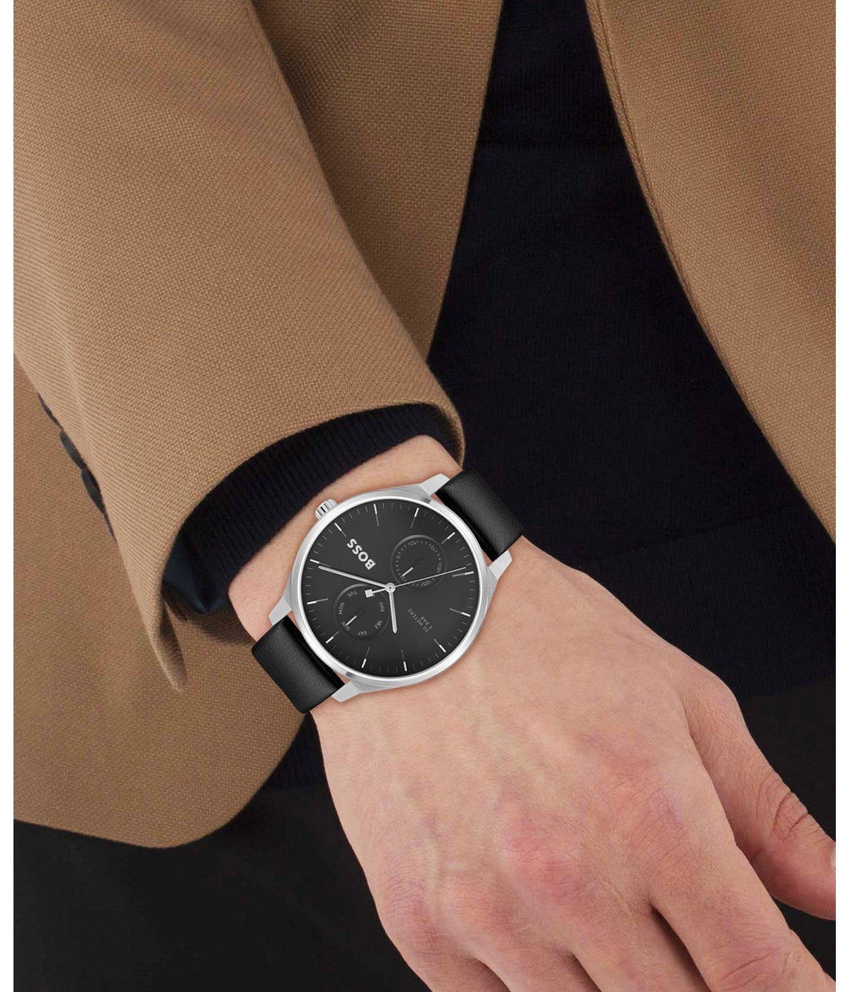 Boss TYLER 43 mm Black Dial Men Watch 1514102
