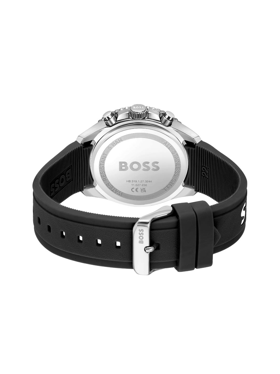 Boss Runner Qtz Fashion Chrono 44 mm Black Dial Men Watch 1514141