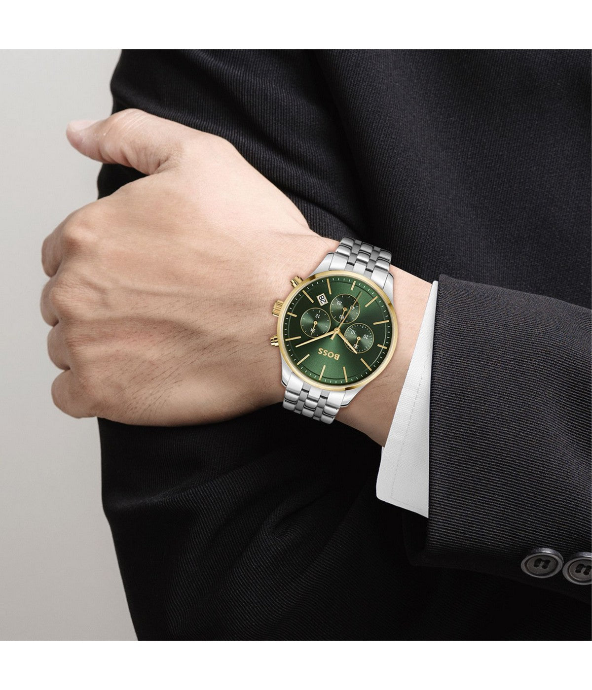 Boss AVERY 42 mm Green Dial Men Watch 1514159
