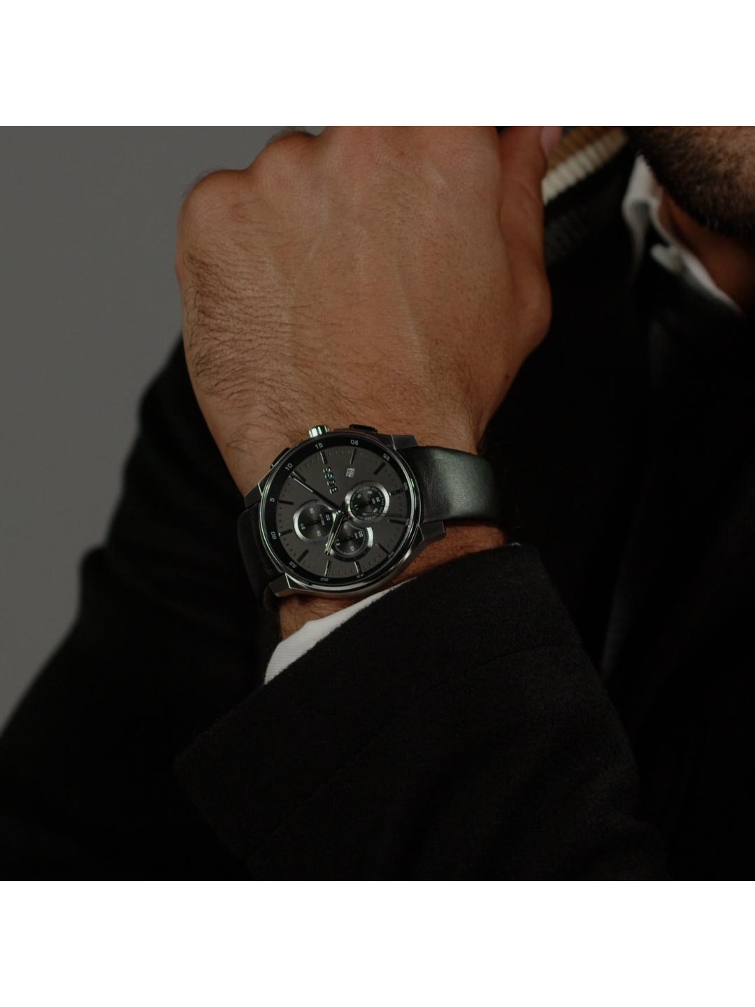 Boss Peak 2.0 Qtz Fashion Chrono 45 mm Black Dial Men Watch 1514188