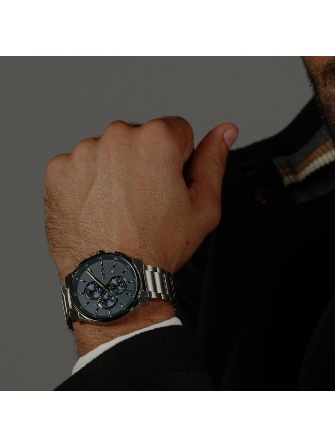 Boss Peak 2.0 Qtz Fashion Chrono 45 mm Blue Dial Men Watch 1514189