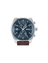 Boss Skytraveller Qtz Fashion Chrono 44 mm Blue Dial Men Watch 1514194