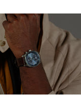 Boss Skytraveller Qtz Fashion Chrono 44 mm Blue Dial Men Watch 1514194