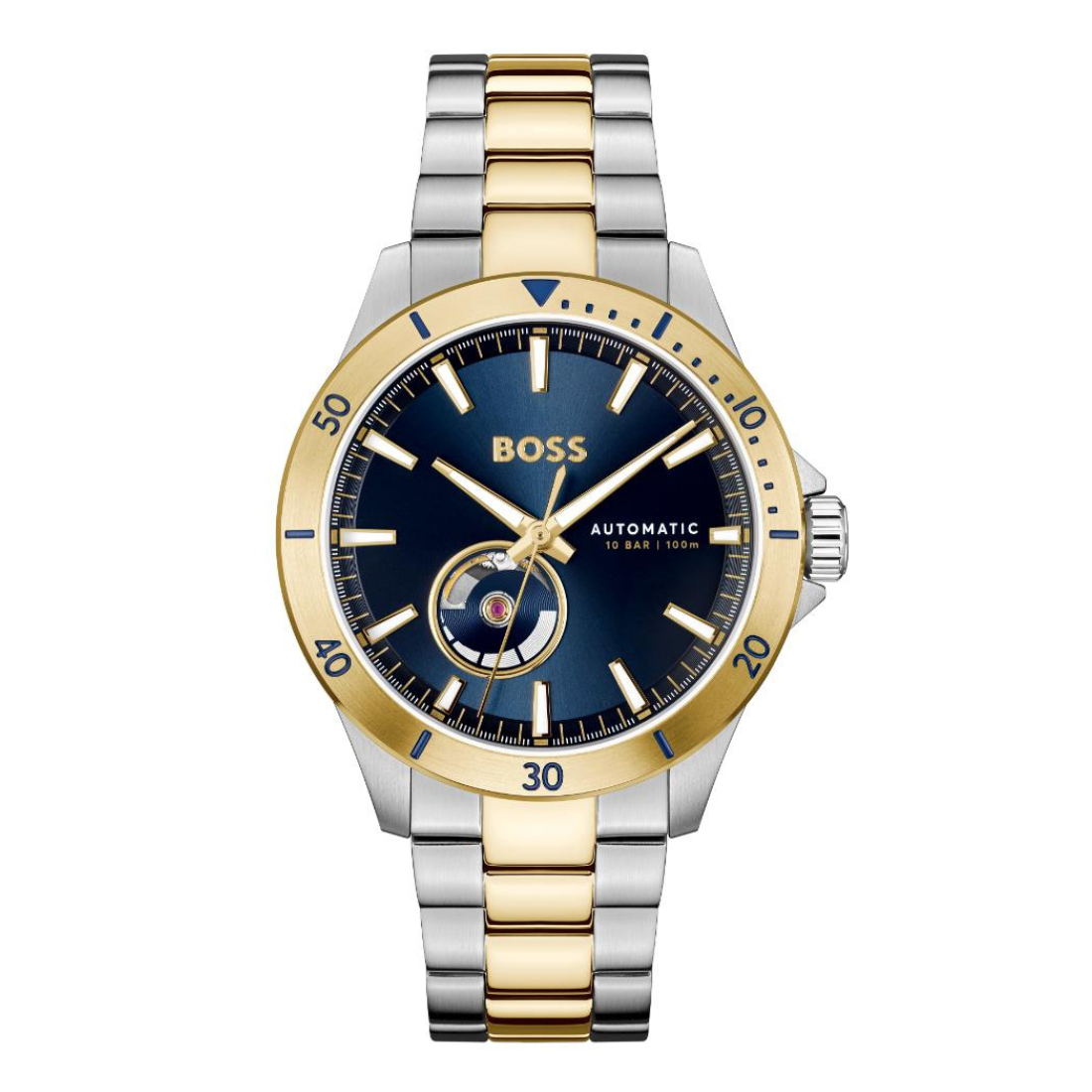 Boss Troper Automatic Mechautomatic 43 mm Blue Dial Men Watch 1514201