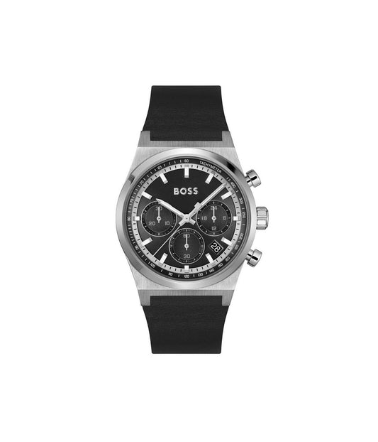 Hugo Boss CANDOR CHRONO 41 mm Black Dial Men Watch-  1514218