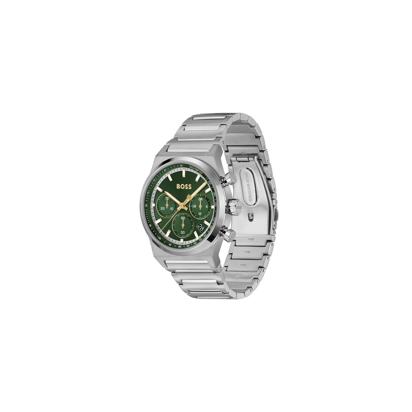 Boss CANDOR CHRONO 41 mm Green Dial Men Watch 1514220