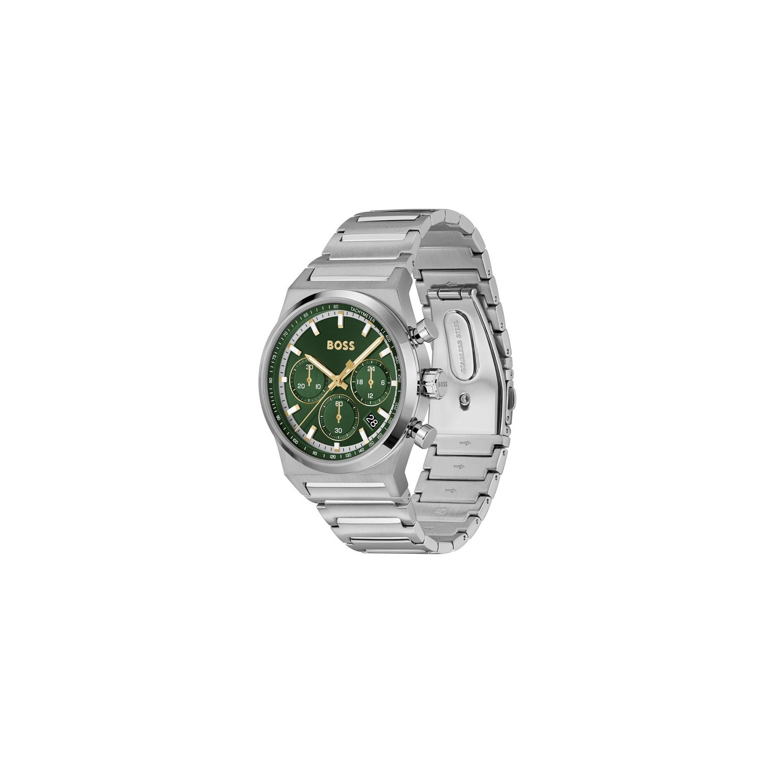 Boss CANDOR CHRONO 41 mm Green Dial Men Watch 1514220