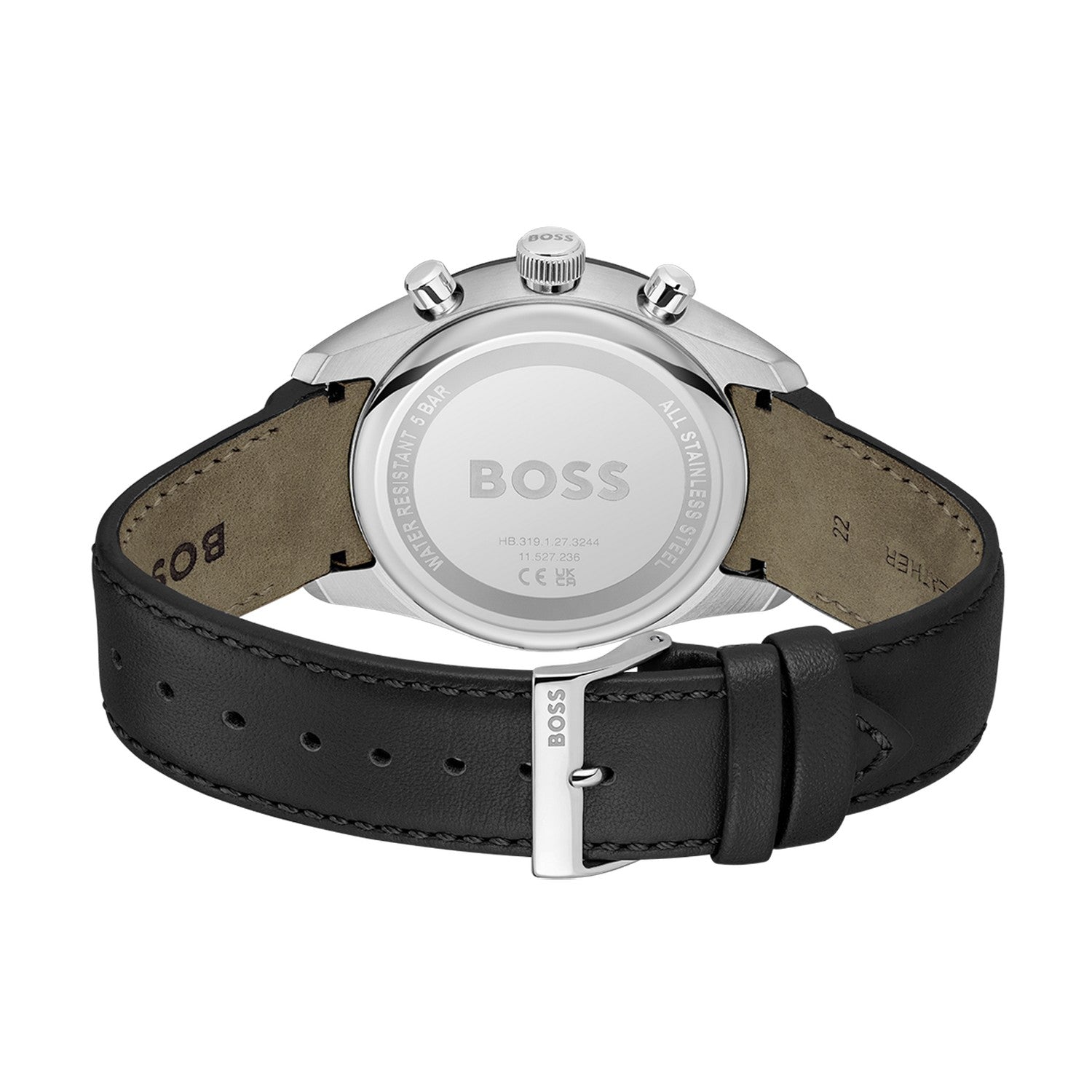 Hugo Boss GRAND PRIX 44 44.5 mm Black Dial Men Watch-  1514224