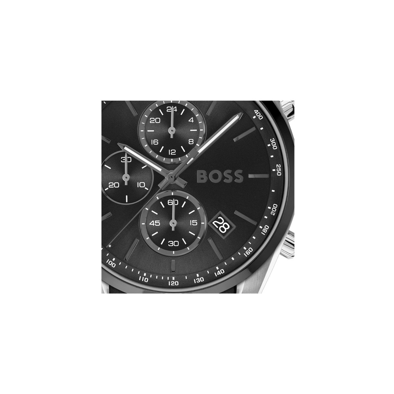 Hugo Boss GRAND PRIX 44 44.5 mm Black Dial Men Watch-  1514224