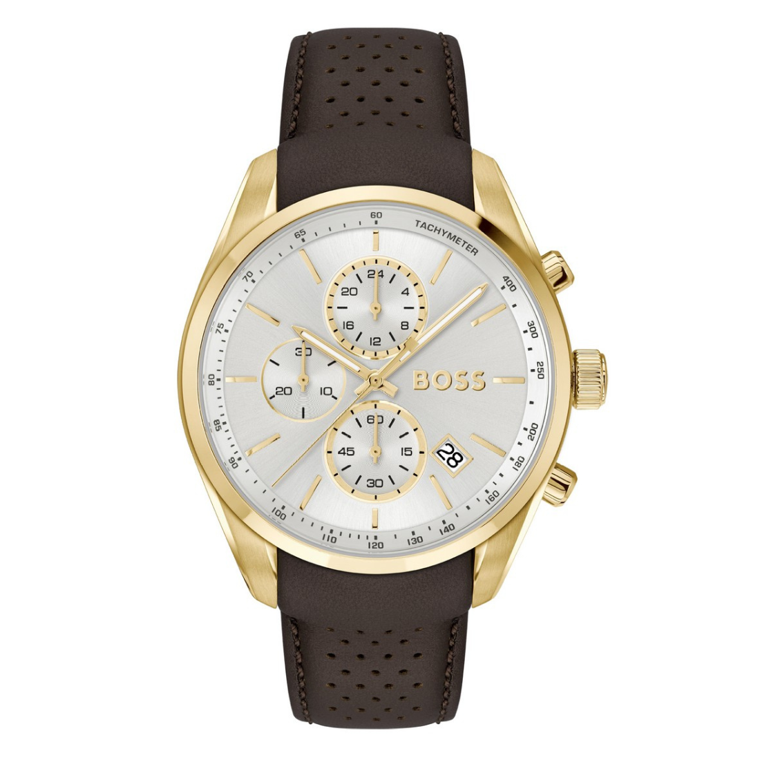 Boss GRAND PRIX 44 44.5 mm Silver Dial Men Watch 1514225