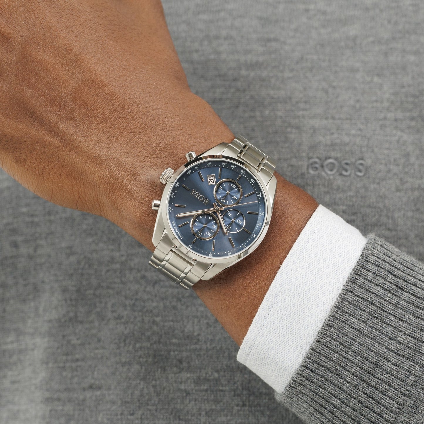 Boss GRAND PRIX 44 44.5 mm Blue Dial Men Watch 1514226