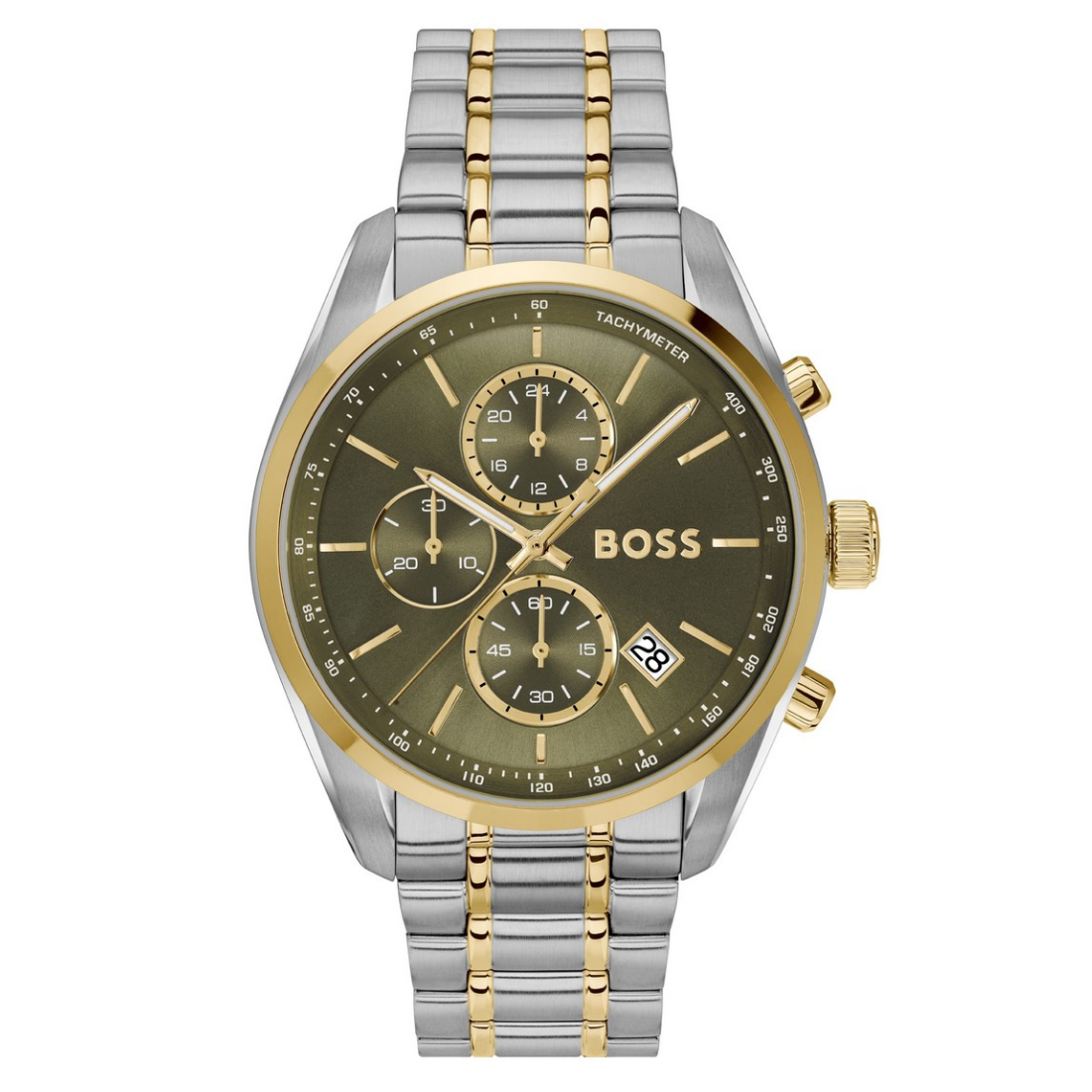 Boss GRAND PRIX 44 44.5 mm Olive Dial Men Watch  1514227