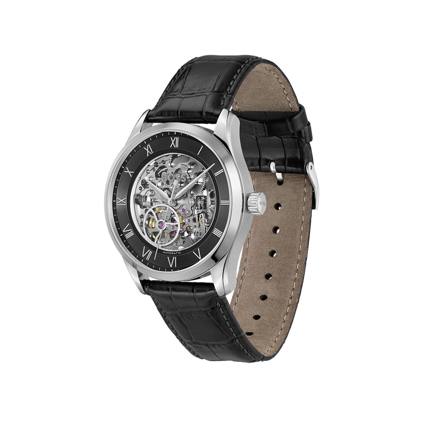 Boss PRINCIPLE SKELETON 41 mm Black Dial Men Watch  1514234