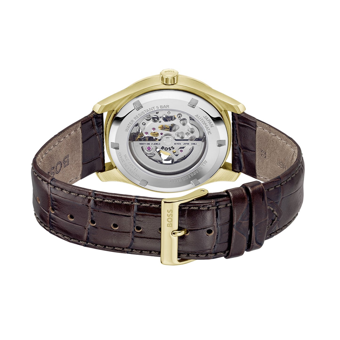 Boss PRINCIPLE SKELETON 41 mm Grey Dial Men Watch  1514235